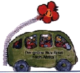 Kinderbuch 'Der grüne Bus fährt nach Afrika'
